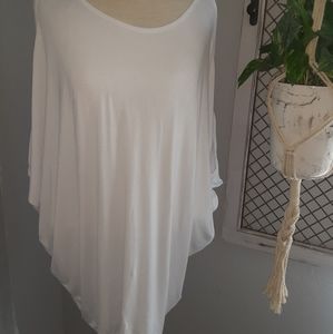 White knit tunic